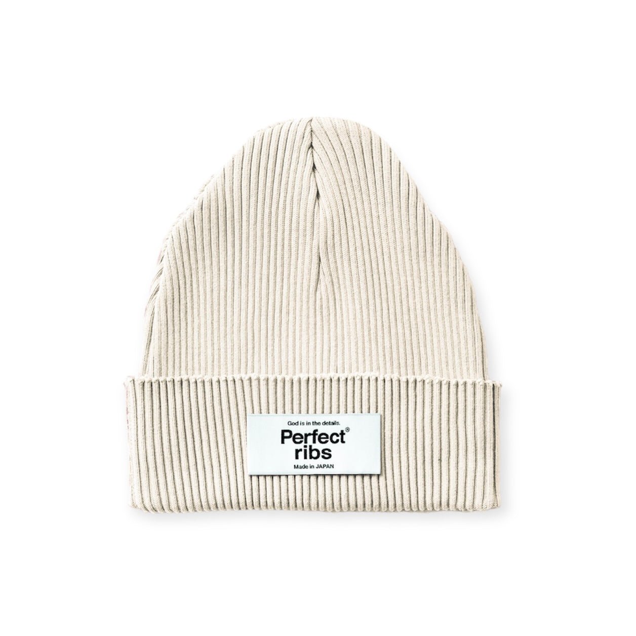 Rib Beanie Cap / Oatmeal