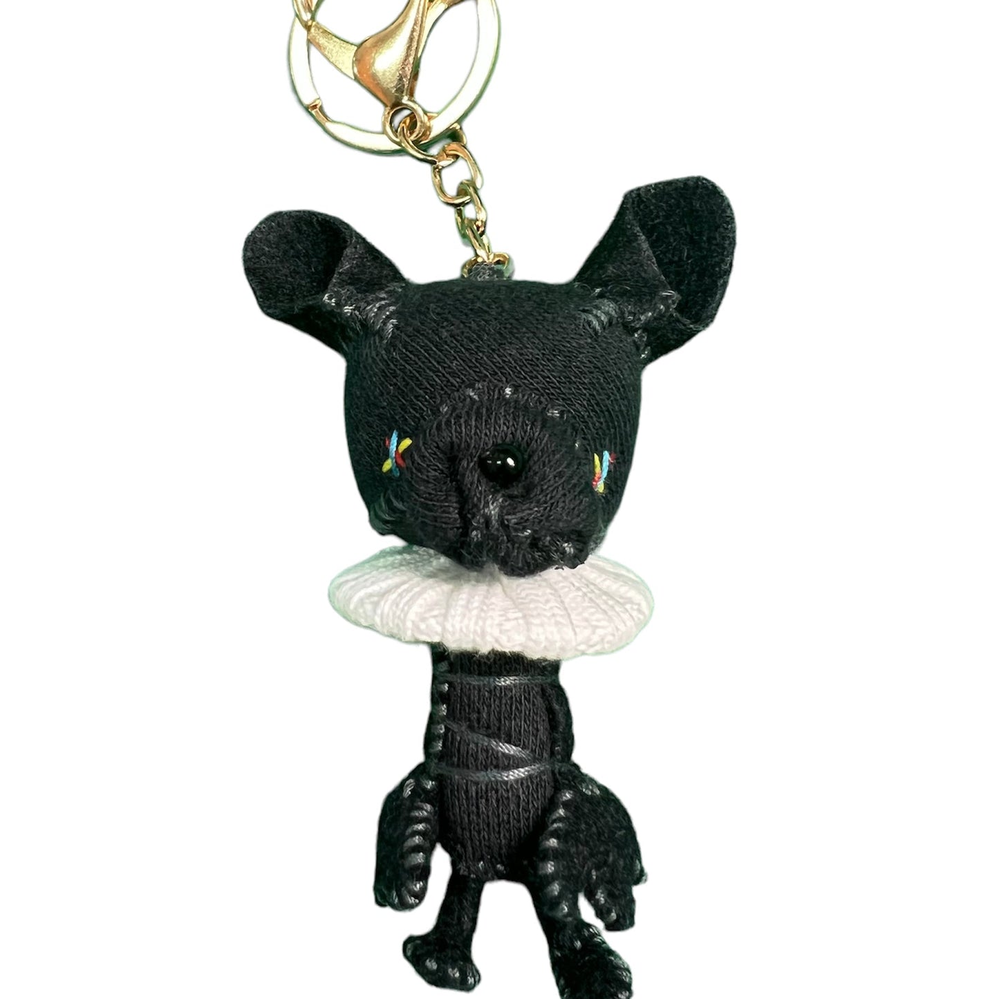 【Perfect ribs×togawadoll】Cat Key Holder/BLACK